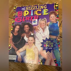 90s vintage spice girls magazine